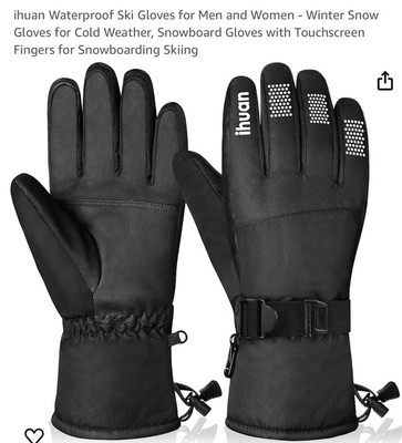 Phone Windproof Thick Gloves Winter Sukeen -10℉ Winter Warm Gloves