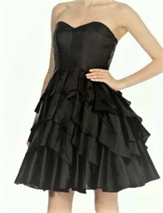 coast black strapless dress