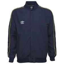 Umbro Men's Premier League Logo Jacket, Navy/Turkish Sea