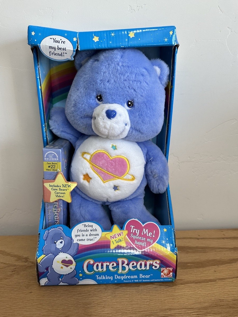 Care Bear Daydream Talking Bear With VHS NIB 2004