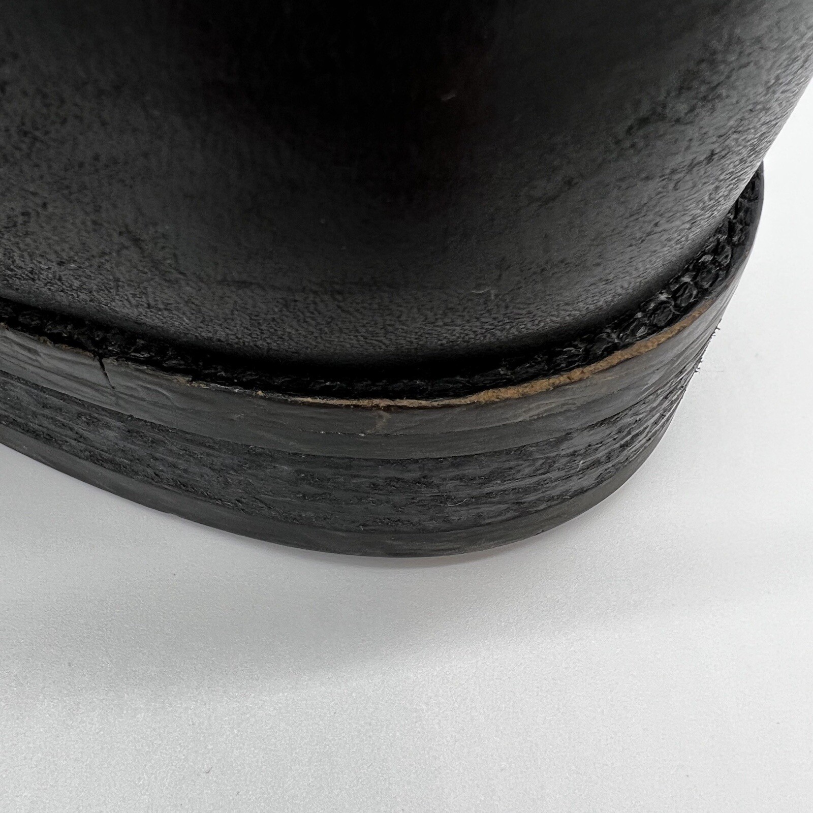 SAOLA Scarpe Cole Haan 10M Uomo Grande OS Nero Pelle Punta Spaccata Oxford Abito