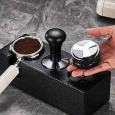 Coffee Distributor, Espresso Leveler/Distribution , 3 Angled Slopes Palm Tamper