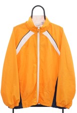 Windbreaker Jacket Kim Rogers Full Zip Sports Vintage Orange - Womens Xxl