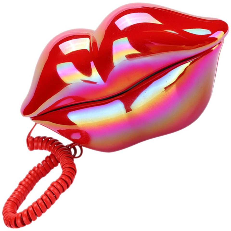 Lip Land Line Phone Lips House Landline Phones Creative Redlips
