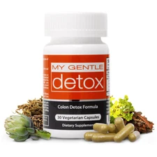 Herbal Nitro My Gentle Detox - Advanced Colon Cleanse Detox for Women & Men