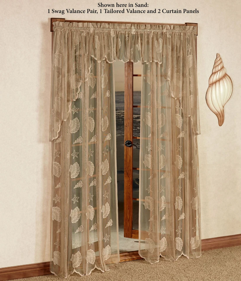 Panel a medida de encaje Seashells Foto 2 de 4