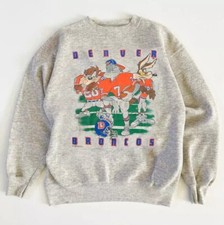 Denver Broncos NFL Football Funny Unisex Graphic Crewneck Sweatshirt