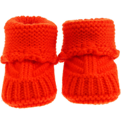 1 Pair Crochet Baby Booties Shoes Newborn Hand Knitting Shoes