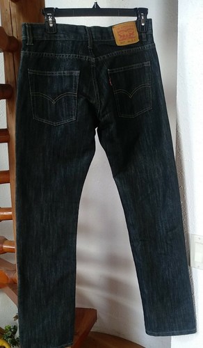 NWOT Levi's 511 Slim Girl Size 18 (29"×29") Black Straight Jeans Back To School - Picture 2 of 11
