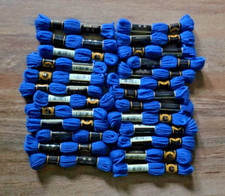 DMC Tapestry Wool Lot of 25 Skeins 7317 BLUE 8.7 yd 8m Laine Colbert More Avail 