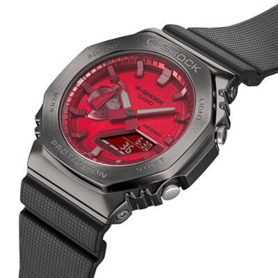CASIO G-SHOCK GM-2100B-4AJF Red Metal Covered Men's Watch New in
