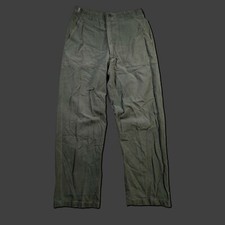 1960 OG 107 Type 1 Cotton Pants 28x29 Vintage Military
