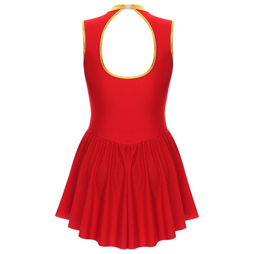 Womens Circus Ringmaster Costume Halloween Back Cut Out Bodysuit Dress Cosplay - Picture 7 of 25