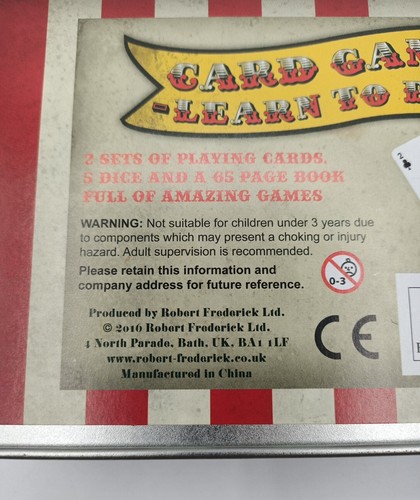Robert Frederick Cards, Dice Games & Book Set 2016 - Photo 3/7