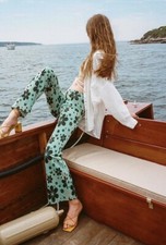 Urban Outfitters Bryn Flower Power Vintage Retro Soft Flare Pants Size Small