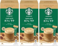 NEW Starbucks Premium Mix Cafe Latte 4P x 3 boxes Sticks