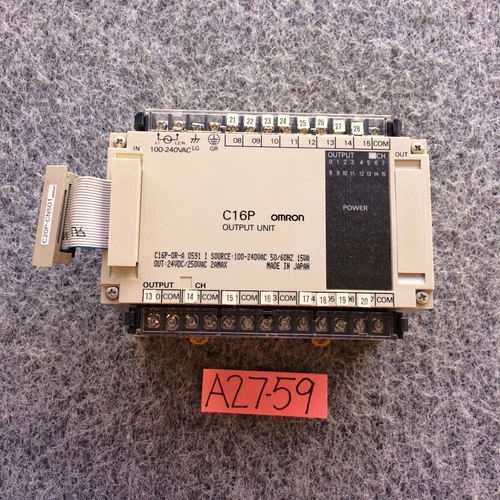 Omron C16P-OR-A Type C16P Relay Output Unit 16 Point I/O Module