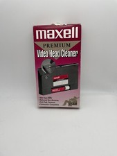 Maxell VCR Video Premium Head Cleaner Wet Type VHS VP-200