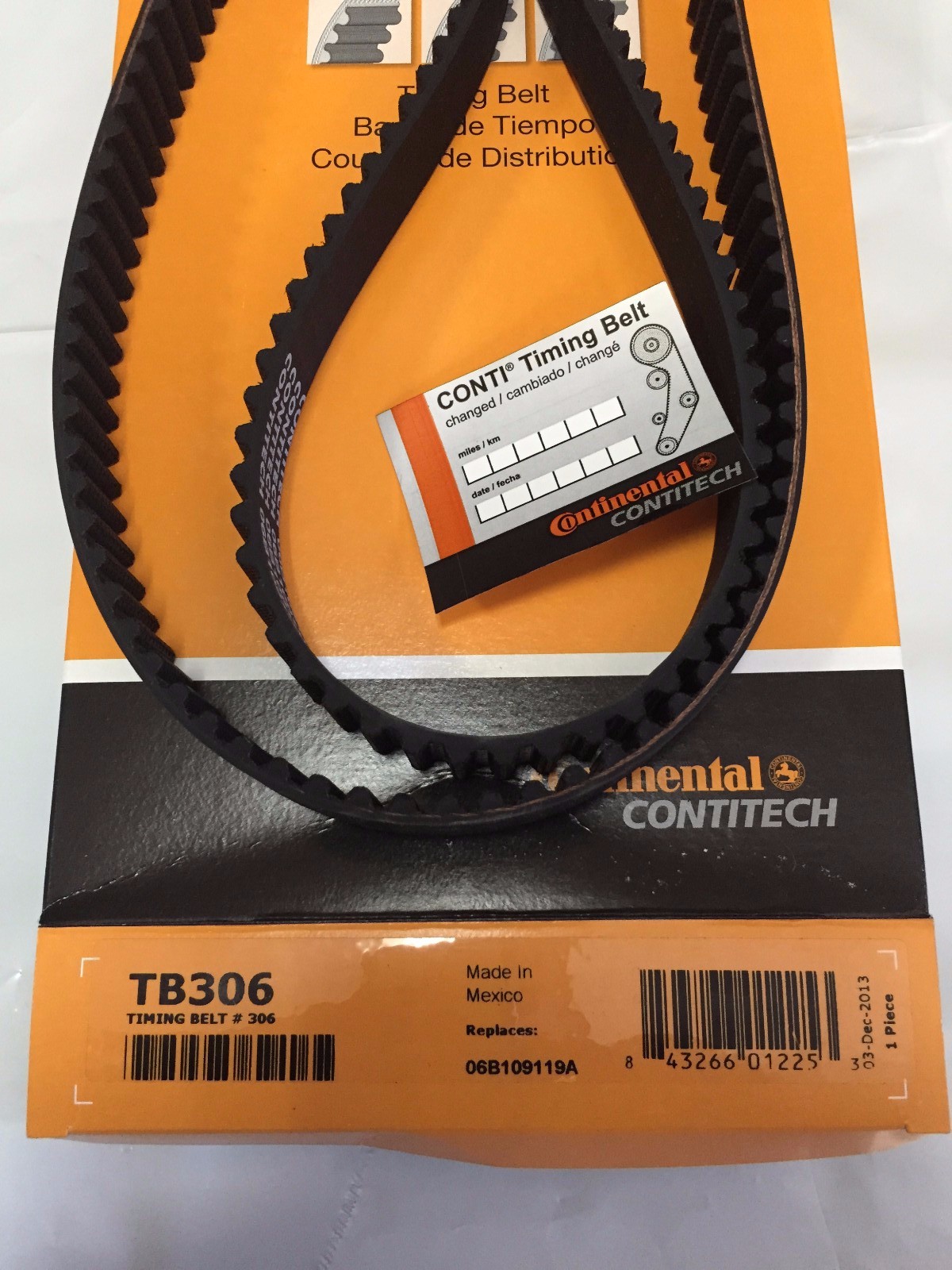 Gates RPM High Performance Blue Timing Belt T306RB