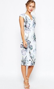 ted baker mint floral dress