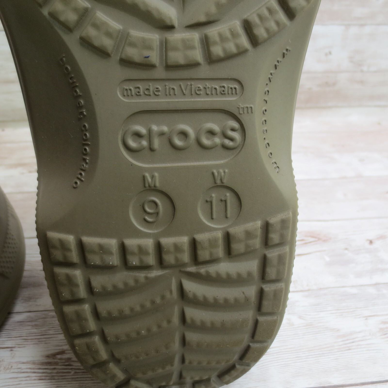 Crocs Mens 9 Brown Classic Clog Fleece Lined Comfort … Gem