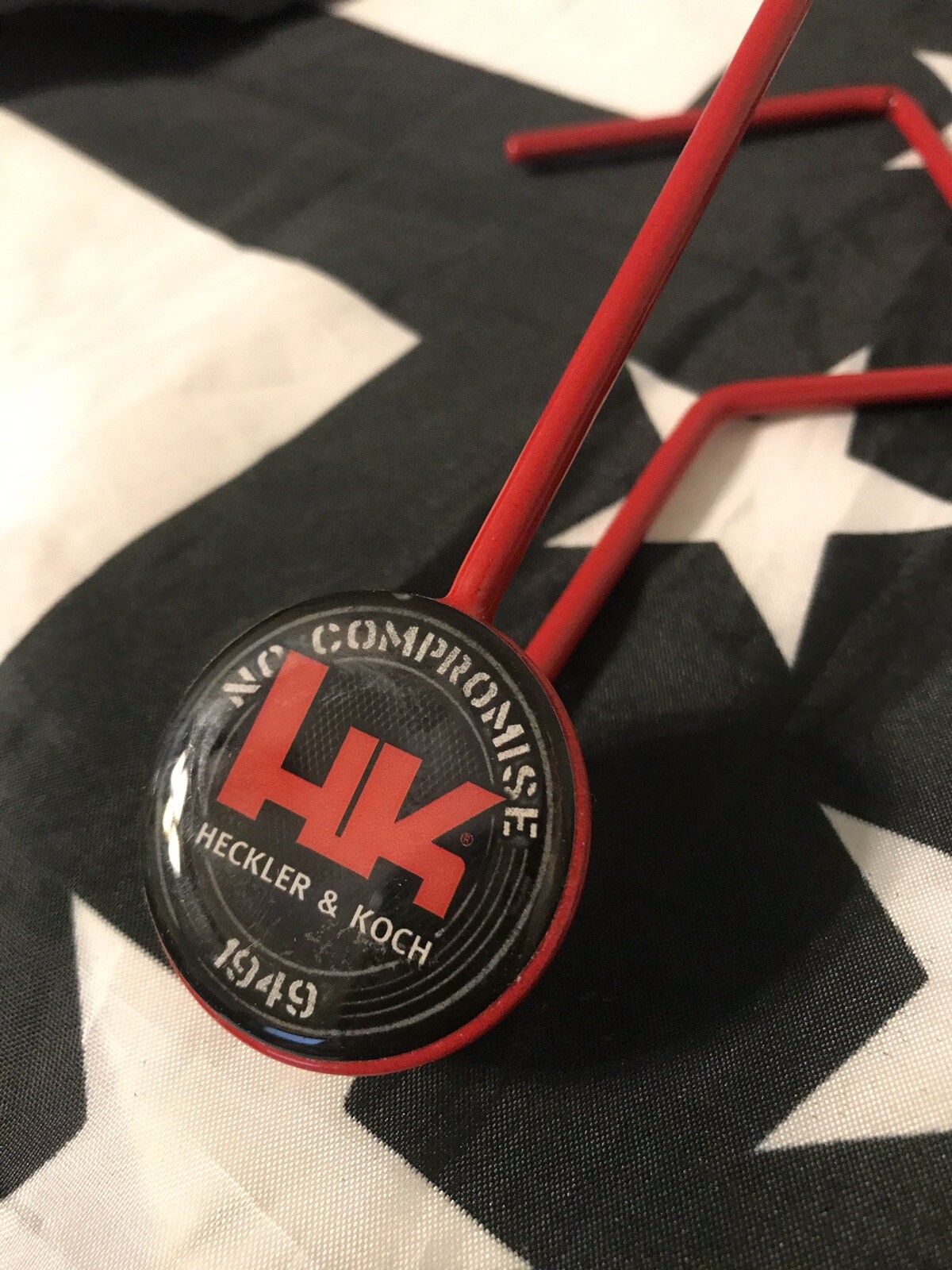 Heckler Koch HK Logo Pistol Kickstand Display Storage Gun Pistols HkP7