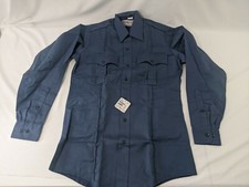 FLYING CROSS 31R58 MENS 14X34 VALOR LONG SLEEVE 65 POLY/35 COTTON FRENCH BLUE