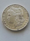 1898 P Morgan Silver Dollar Uncirculated With Black Toning Spots