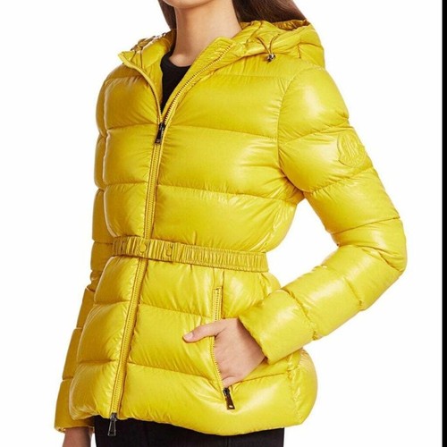 Moncler Rhin Laque Belted Puffer Jacket 