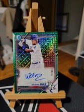 2021 Bowman Chrome MEGABOX GREEN  Wilman Diaz #BCMA-WD.       /99.   LOS ANGELES