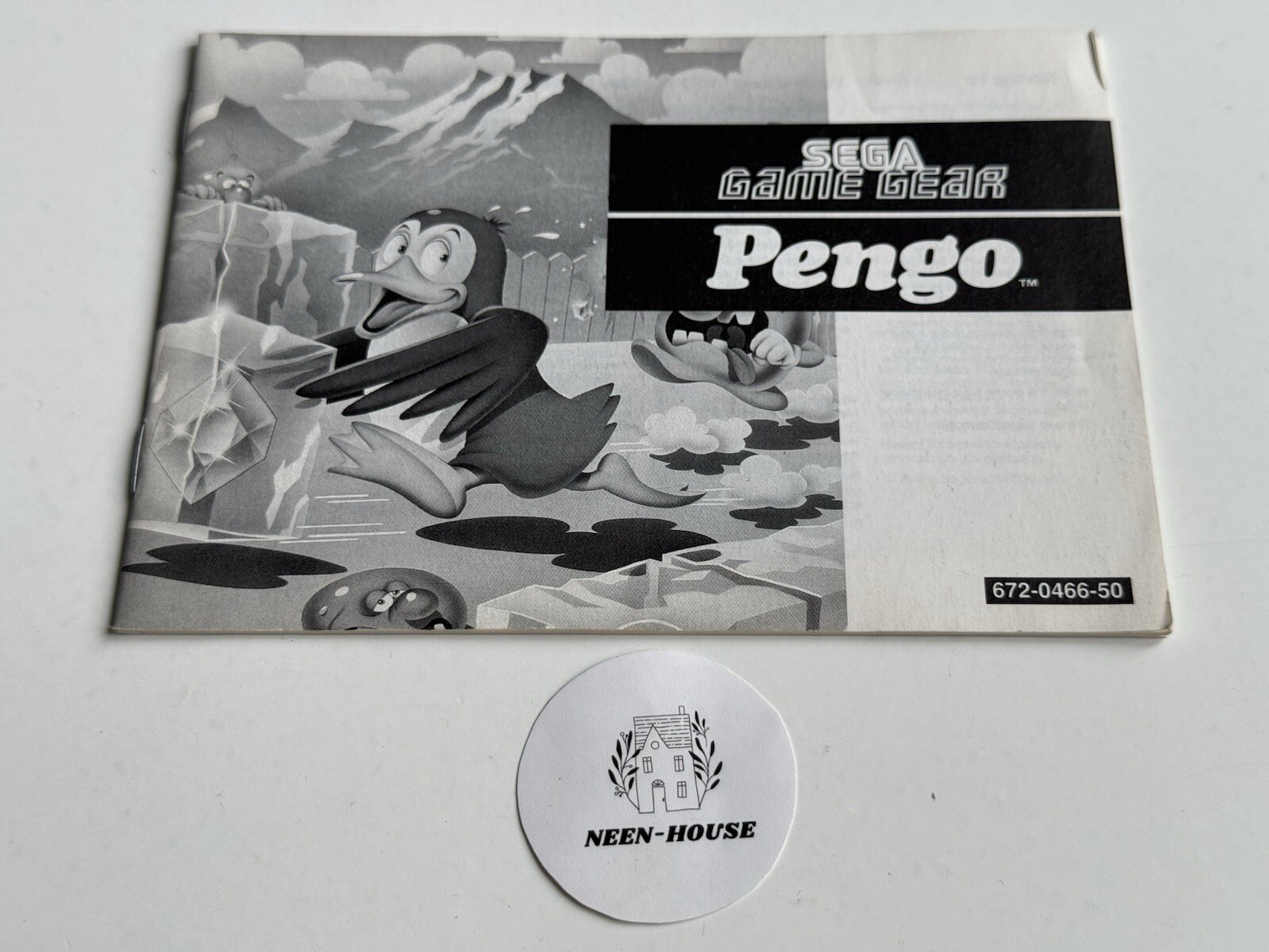 Notice / Manual - Pengo - Sega Game Gear