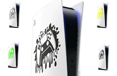 Deko Sticker für Playstation 5 PS5 Konsolem Controller Look Skin Design Wrap