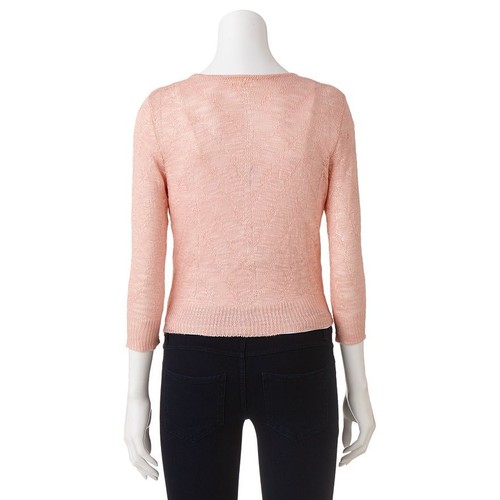 NWT It's Our time Drape Cardigan Sweater Juniors L or XL - Bild 3 von 4