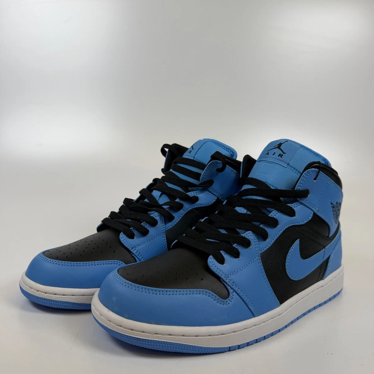 Jordan 1 Mid University Blue Black | eBay