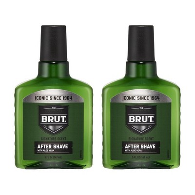 Brut Signature After Shave Fragrance for Men 5 Oz (Pack of 2) 