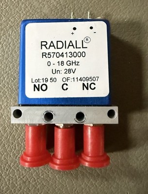 Radiall R570413000 SPDT 18GHz RF Microwave Switch