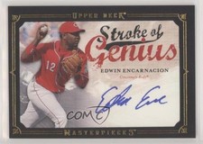2008 Upper Deck Masterpieces Stroke of Genius Edwin Encarnacion #SG-EE Auto 1u6