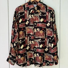 BELLOWS BRUT LE GARAGE—Vintage Abstract—Men’s 15.5 x 32.50—Made in Paris, FRANCE