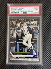Shohei Ohtani 2025 NOW PSA10 Baseball Card Dodgers Road to Opening Day