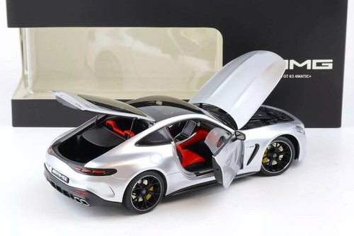 2024 MERCEDES BENZ GT-CLASS AMG GT63 4-MATIC (C192) 1/18 HIGHTECH SILVER by NZG - Picture 3 of 5