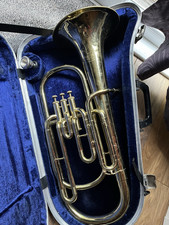 Amati Kraslice Baritone Brass Lacquered 3-Valve with Case & Mouthpiece