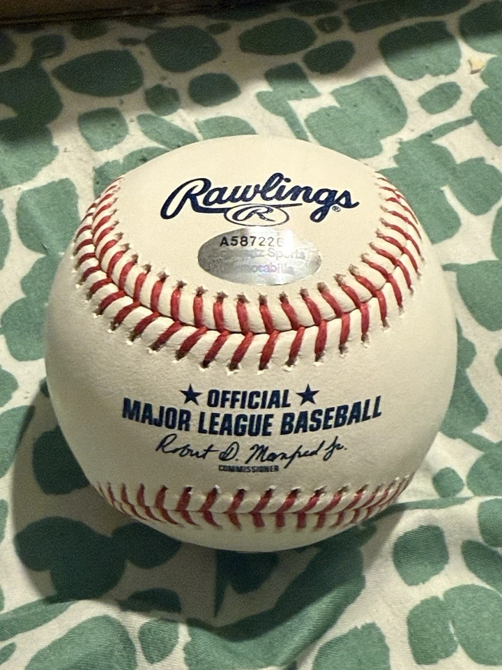 Andre Dawson Signed Official MLB Baseball HOF Cubs Expos Schwartz COA Auto - Image 2 of 4