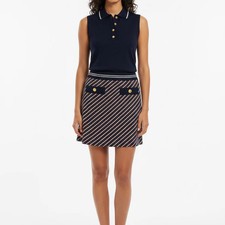 Par 69 Women's Skort Bucci (18") Dark Navy Par Print