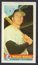 MERRY CHRISTMAS FROM 1959 MICKEY MANTLE NOVELTY size 3" x 6" hard stock