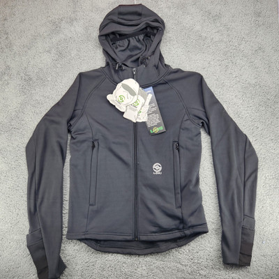 Loki Zip Up Tech Hoodie Mens Size S True Black Loki Gear