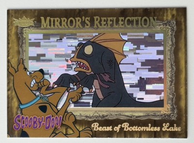 2024 Fleer Scooby Doo Mirror's Reflection Gold 23/99 Beast of Bottomless Lake