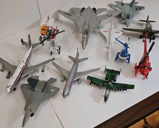 Lot of 12. Diecast Toys, Planes, Helicopters, Mixed Lot - Original. USED