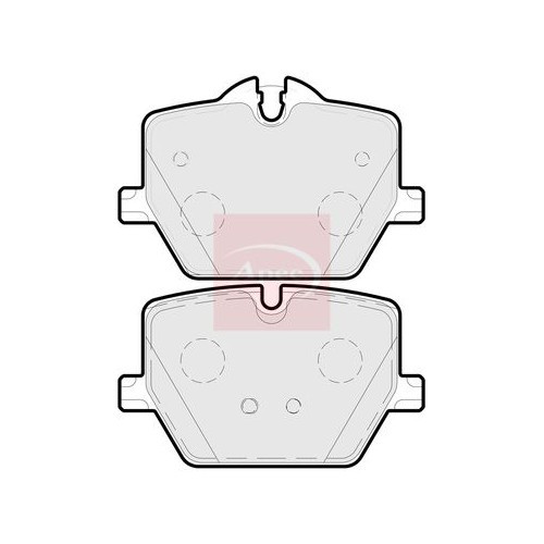 BremsbeläGe Hinten Apec FüR BMW 4Er Conv G23 G83 2020 TRW PAD1779 (R90)-image