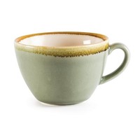 6 Olympia Kiln Cappuccinotassen Moos | 34Cl | Porzellan | Tassen
