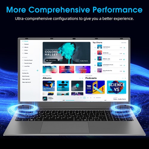 SGIN 17.3" FHD Laptop Notebook-Intel Celeron Up to 2.8 GHz 512GB memory 8GB RAM - Picture 4 of 7